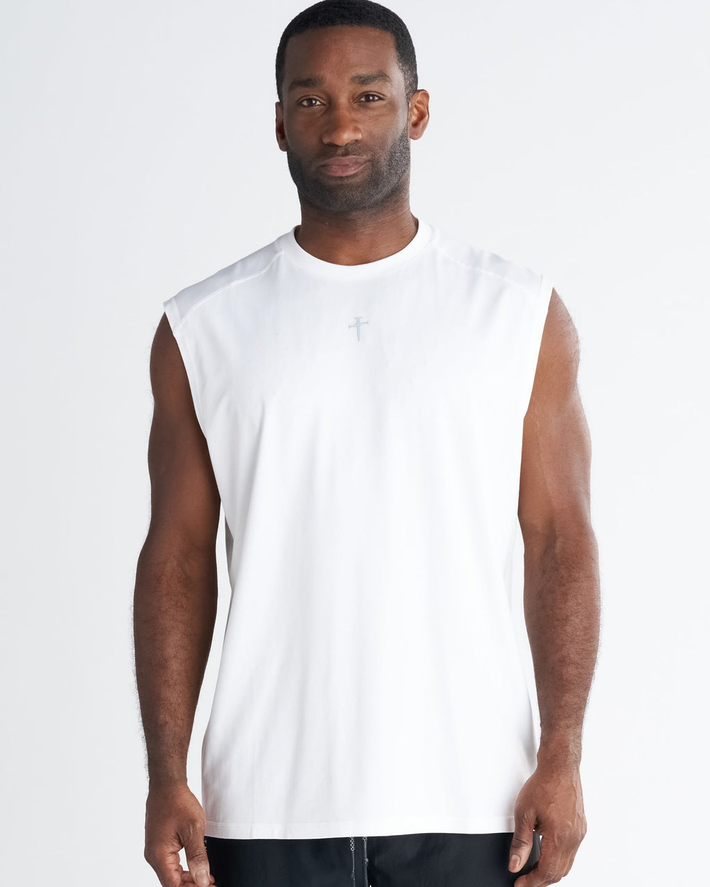 Core Raglan Cutoff - White