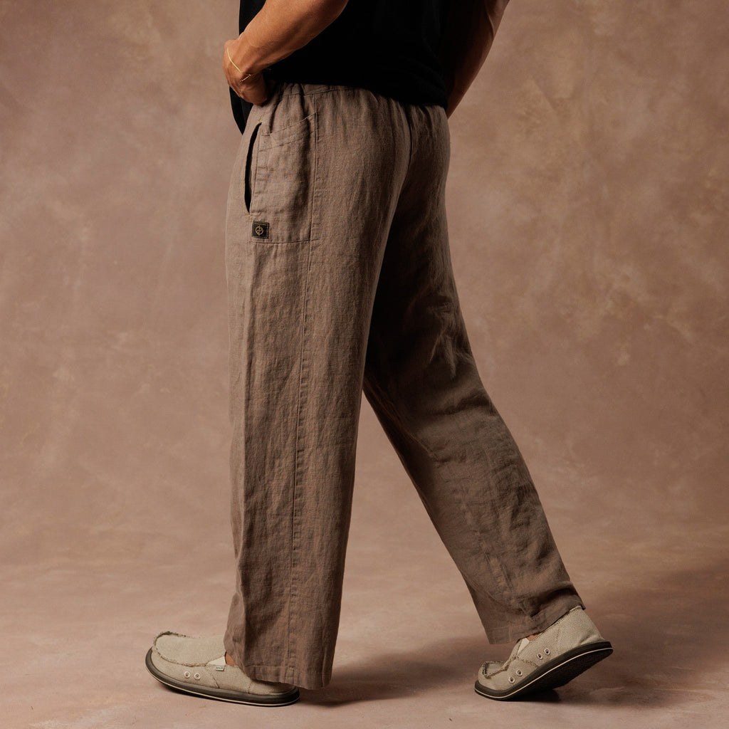 AER LINEN PANT / DOPE TAUPE