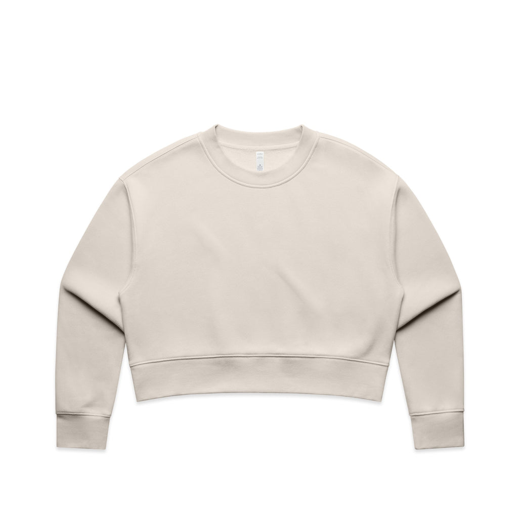 Women's Relax Crop Crew | Arena Custom Blanks