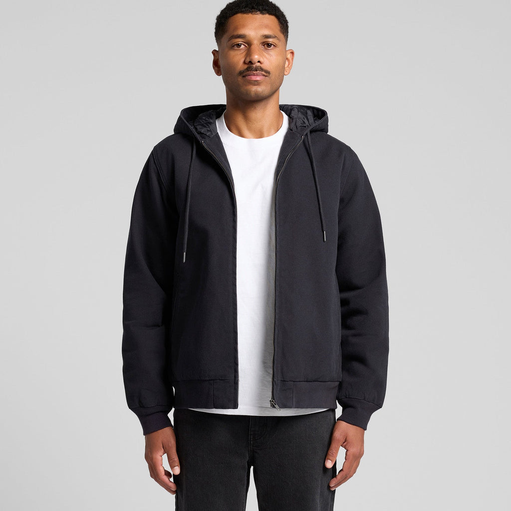 Canvas Bomber Hood Jacket | Arena Custom Blanks