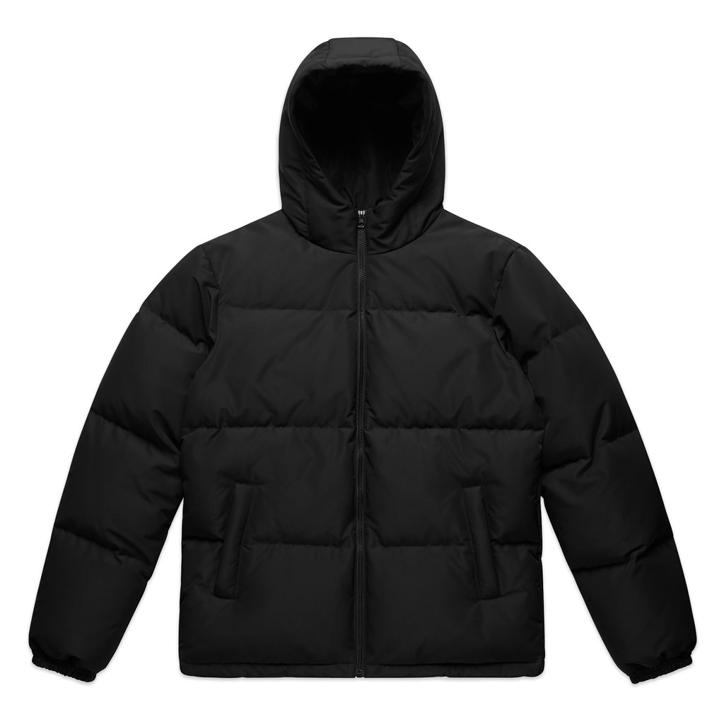 Men's Hooded Puffer Jacket | Arena Custom Blanks