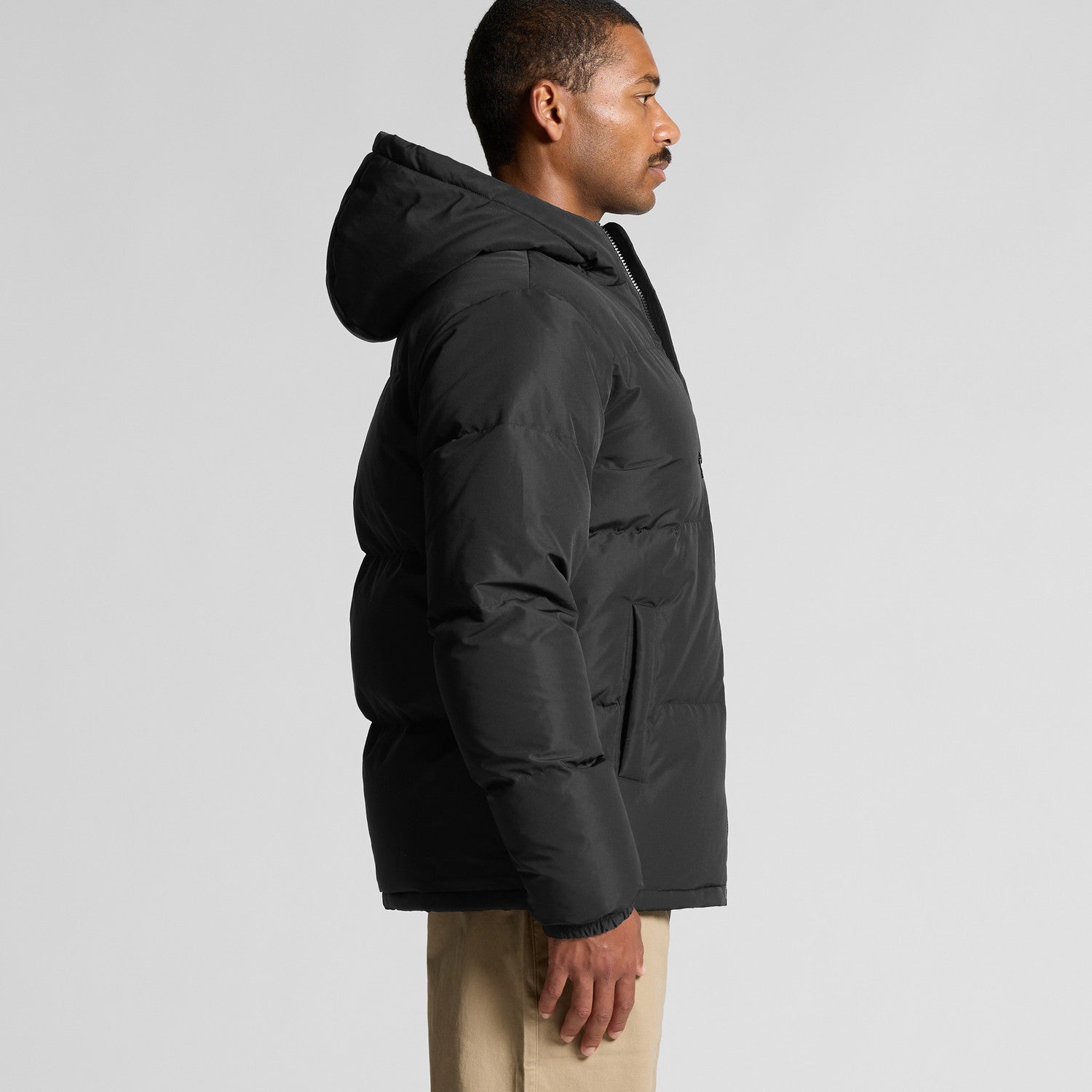 Men's Hooded Puffer Jacket | Arena Custom Blanks