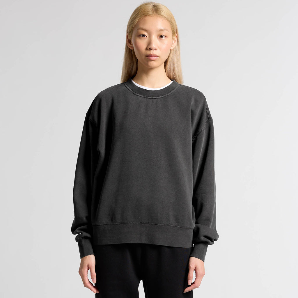 Women's Relax Faded Crew | Arena Custom Blanks