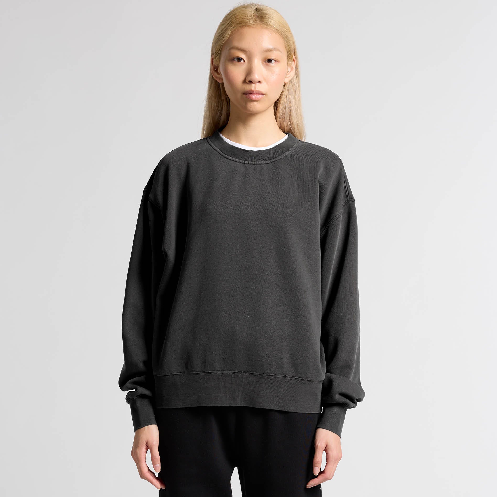 Women's Relax Faded Crew | Arena Custom Blanks