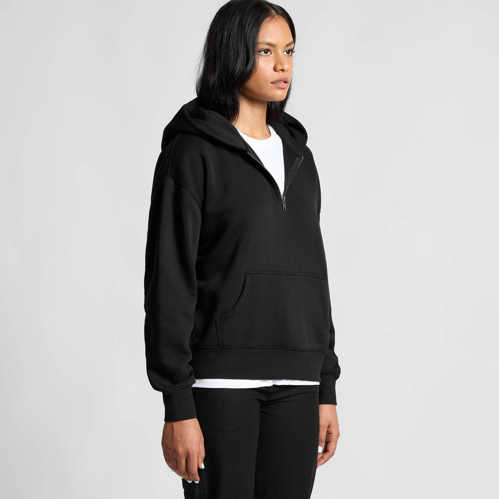 Women's Relax Half Zip Hood | Arena Custom Blanks